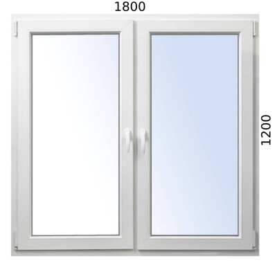Plastové okno 1800x1200 O+OS profil Avantgarde 7000