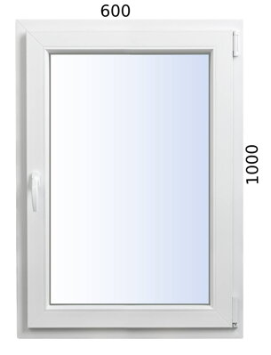 Plastové okno 600x1000 OS profil Avantgarde 7000