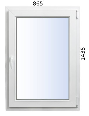 Plastové okno 865x1435 OS profil  Avantgarde 7000 