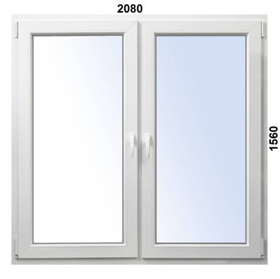 Plastové okno 2080x1560 O+OS profil Avantgarde 7000 + žalúzie a sieťka 