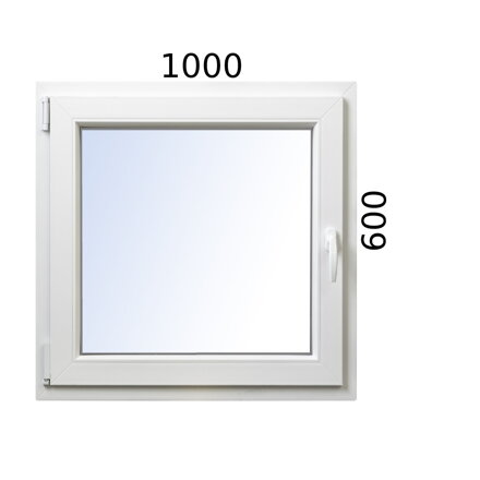 Plastové okno 1000x600 OS ľavé