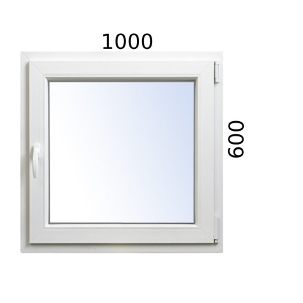 Plastové okno 1000x600 OS pravé