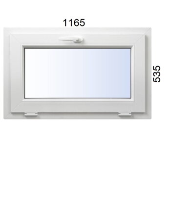Plastové okno 1165x535 S 