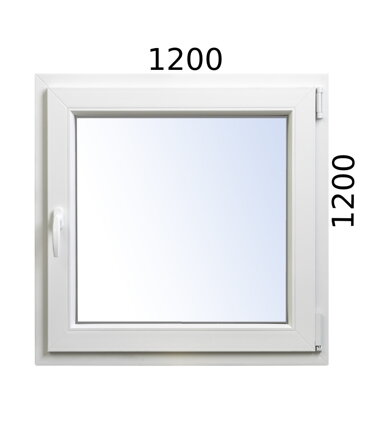 Plastové okno 1200x1200 OS pravé ALUPLAST