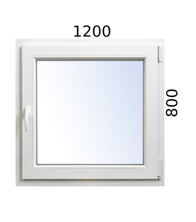 Plastové okno 1200x800 OS pravé ALUPLAST