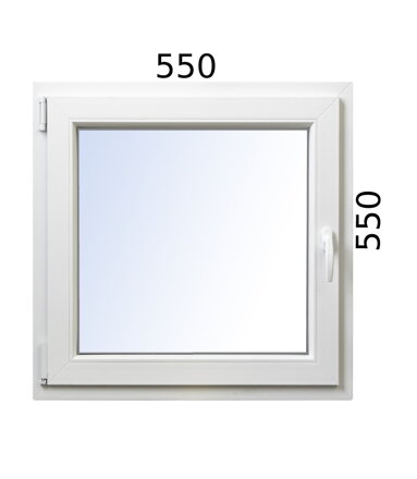 Plastové okno 550x550 OS ľavé