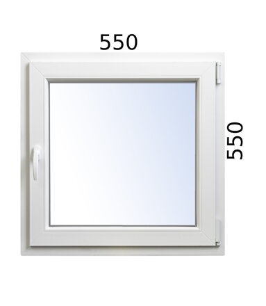 Plastové okno 550x550 OS pravé ALUPLAST