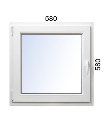 Plastové okno 580x580 OS ľavé 