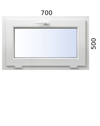 Plastové okno 700x500 S
