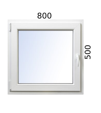 Plastové okno 800x500 OS ľavé 
