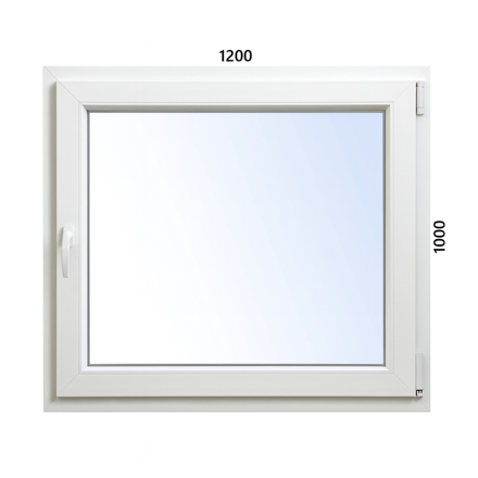 Plastové okno 1200x1000 OS pravé ALUPLAST