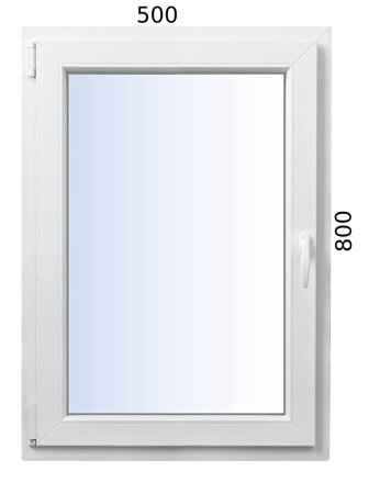 Plastové okno 500x800 OS ľavé ALUPLAST