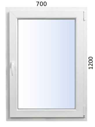 Plastové okno 700x1200 OS pravé ALUPLAST