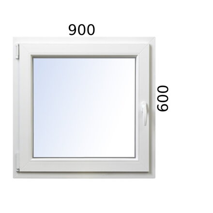 Plastové okno 900x600 OS ľavé ALUPLAST