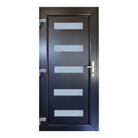 Plastové vchodové dvere Modern 1 antracit