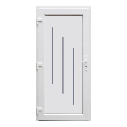 Plastové vchodové dvere plné Solution 3