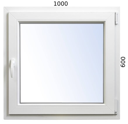 Plastové okno 1000x600 OS pravé ALUPLAST