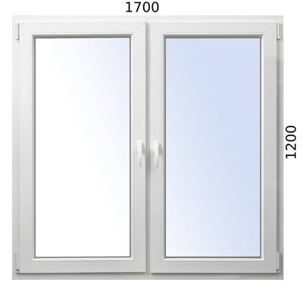 Plastové okno 1700x1200 O+OS