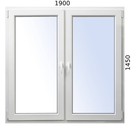 Plastové okno 1900x1450 O+OS