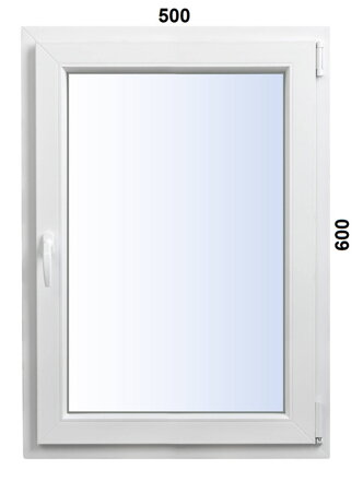 Plastové okno 500x600 OS pravé