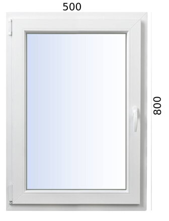 Plastové okno 500x800 OS ľavé 