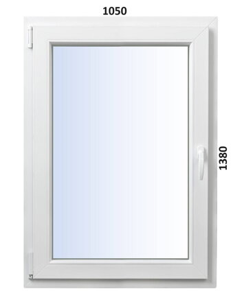 Plastové okno 1050x1380 OS ľavé ALUPLAST