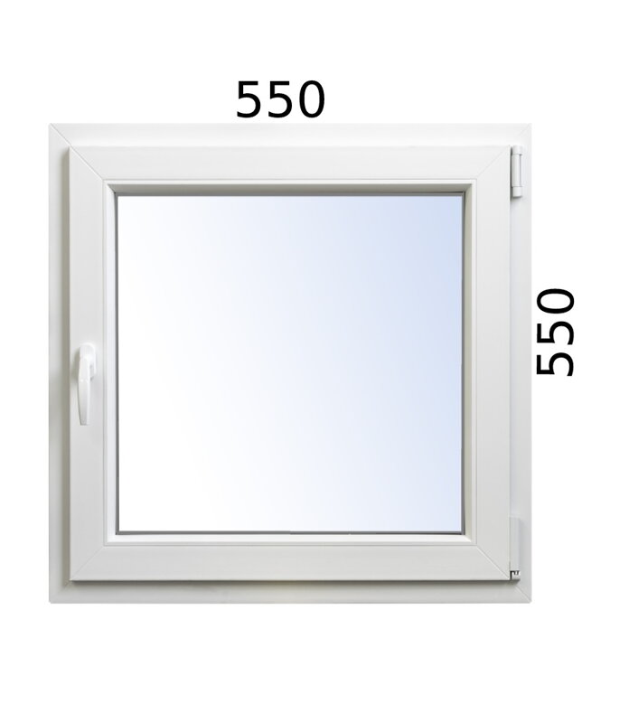 Plastové okno 550x550 OS pravé ALUPLAST Plastové okno 550x550 OS pravé ALUPLAST