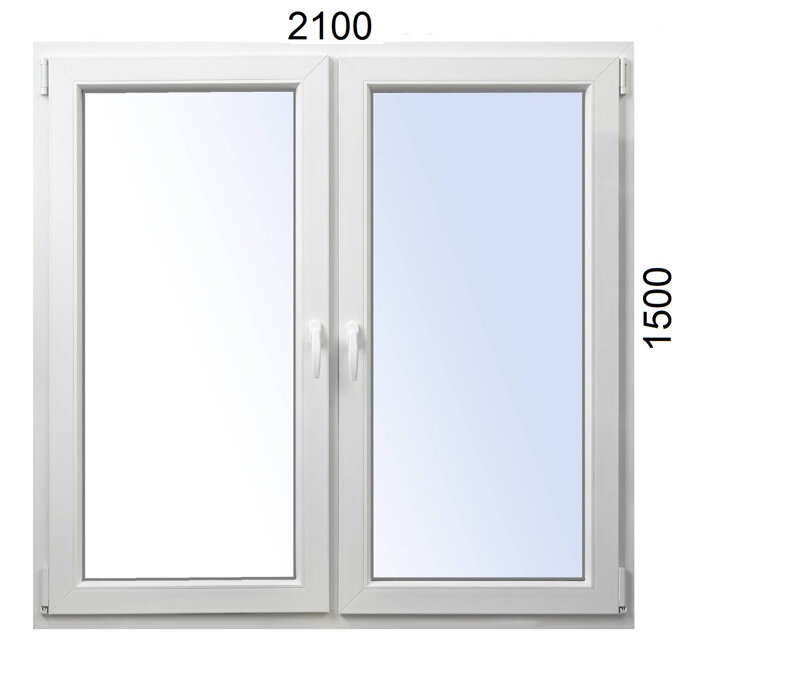 Plastové okno 2100x1500 O+OS ALUPLAST Plastové okno 2100x1500 O+OS ALUPLAST