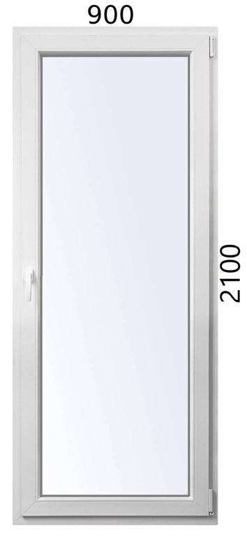 Balkónové dvere 900x2100 - zamykacie na kľúč Balkónové dvere 900x2100 - zamykacie na kľúč