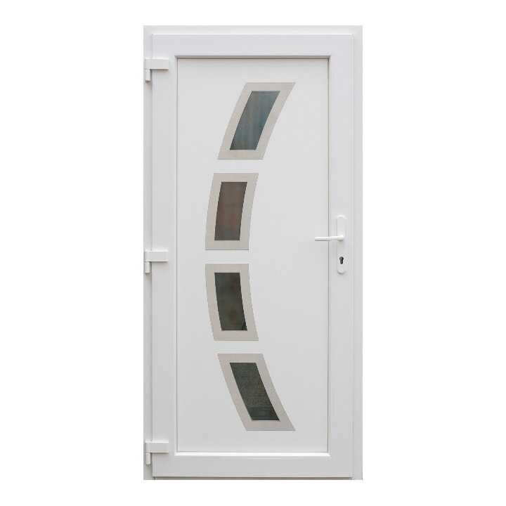 Plastové vchodové dvere INOX 1 Plastové vchodové dvere INOX 1