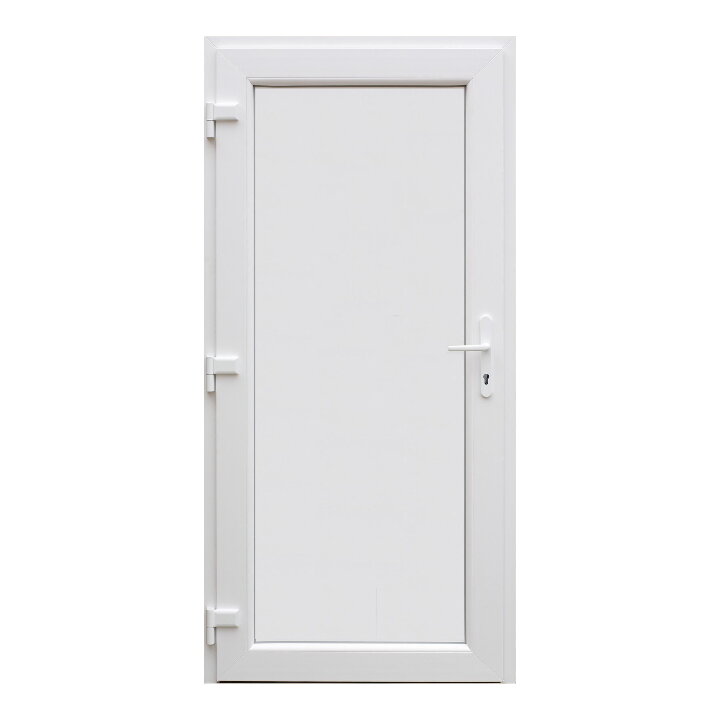 Plastové vchodové dvere Plné 940x2000 z  profilu Aluplast 7000 otváracie dnu, ľavé , jednostranný zlatý dub 