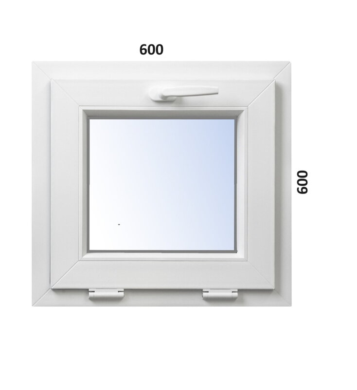 Plastové okno 600x600 S - ALUPLAST -Trojsklo Plastové okno 600x600 S - ALUPLAST -Trojsklo