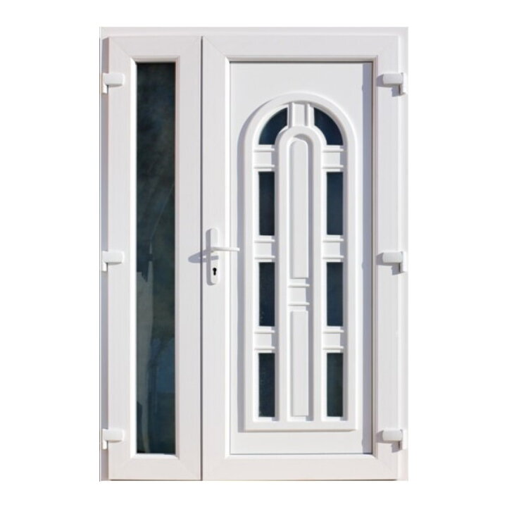 Plastové vchodové dveře dvoukřídlé Magnolia 8 