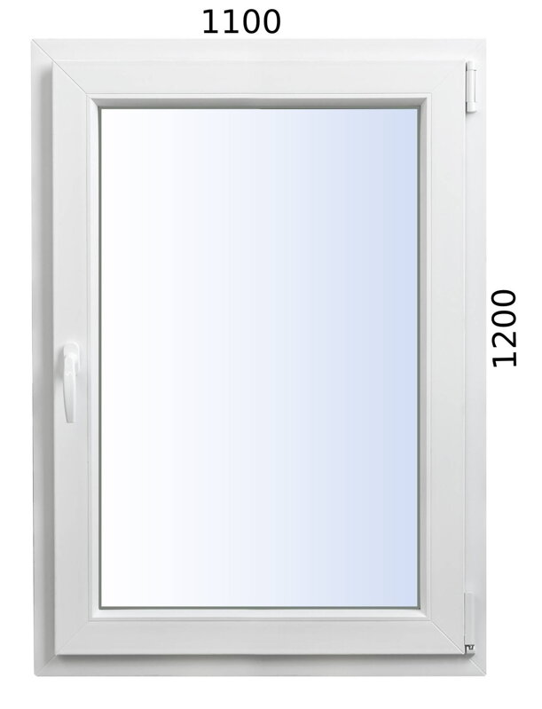 Plastové okno 1100x1200 OS pravé ALUPLAST - Trojsklo Plastové okno 1100x1200 OS pravé ALUPLAST - Trojsklo