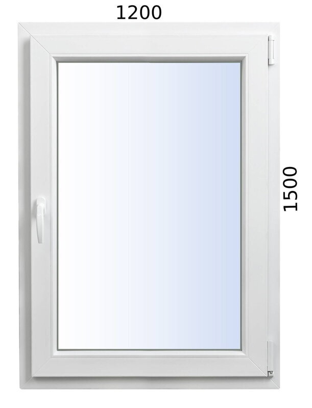 Plastové okno 1200x1500 OS SALAMANDER 72 MD - Trojsklo 