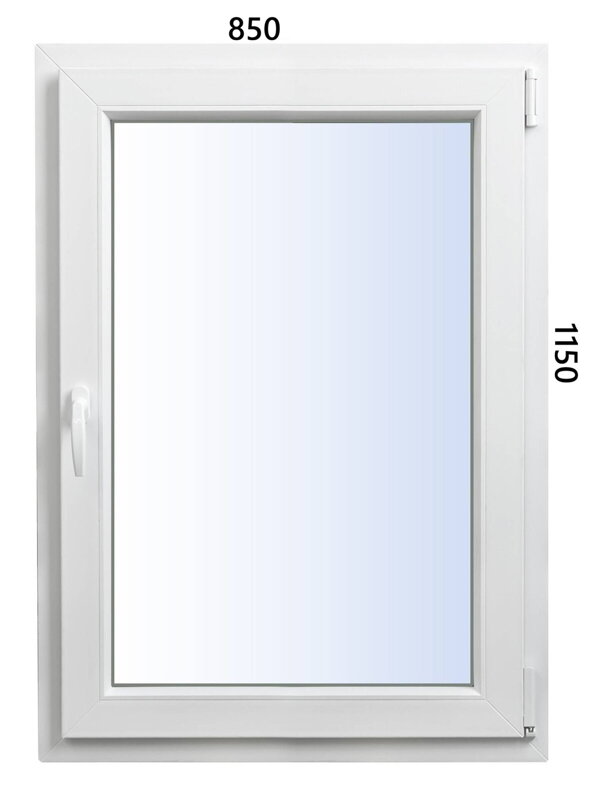 Plastové okno 850x1150 OS pravé ALUPLAST