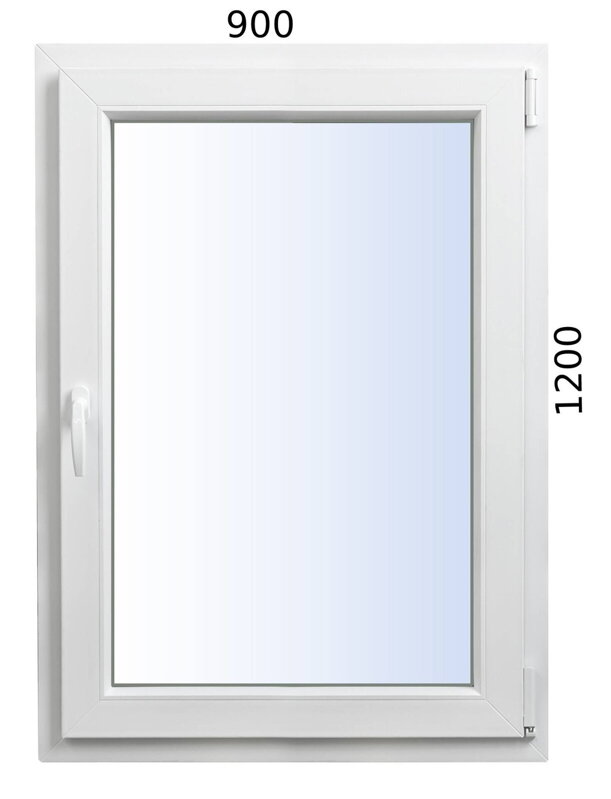 Plastové okno 900x1200 OS SALAMANDER 72 MD - Trojsklo 