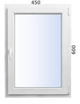 Plastové okno 450x600 len otváracie profil Avantgarde 7000