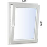Plastové okno 900x1400 OS profil GEALAN S 8000