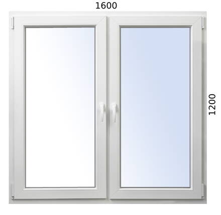 Plastové okno 1600x1200 O+OS