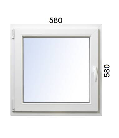 Plastové okno 580x580 OS ľavé 
