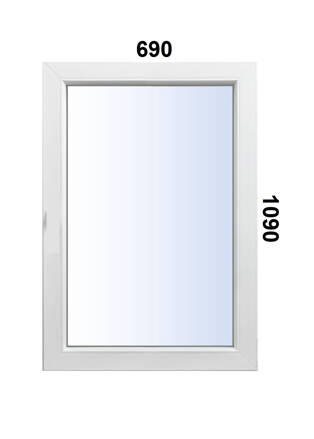 Plastové okno 690x1090 FIX - neotváracie ALUPLAST