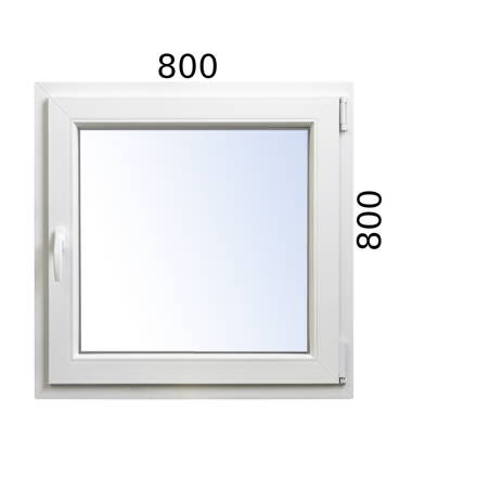 Plastové okno 800x800 OS pravé