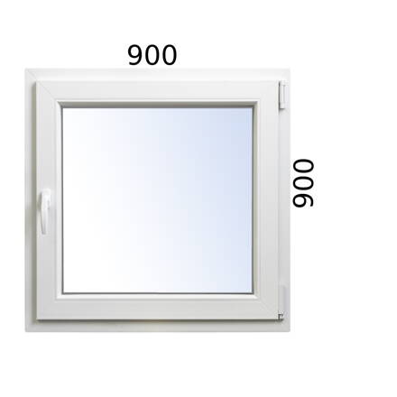 Plastové okno 900x900 OS pravé