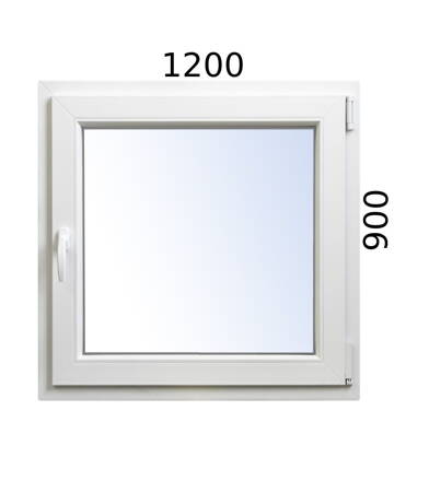 Plastové okno 1200x900 OS pravé ALUPLAST - Trojsklo