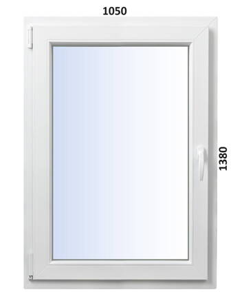 Plastové okno 1050x1380 OS ľavé ALUPLAST